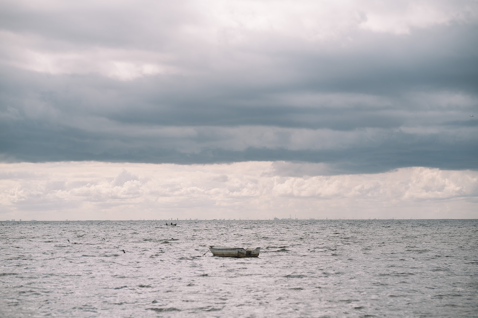 The Öresund from the beach at Lomma