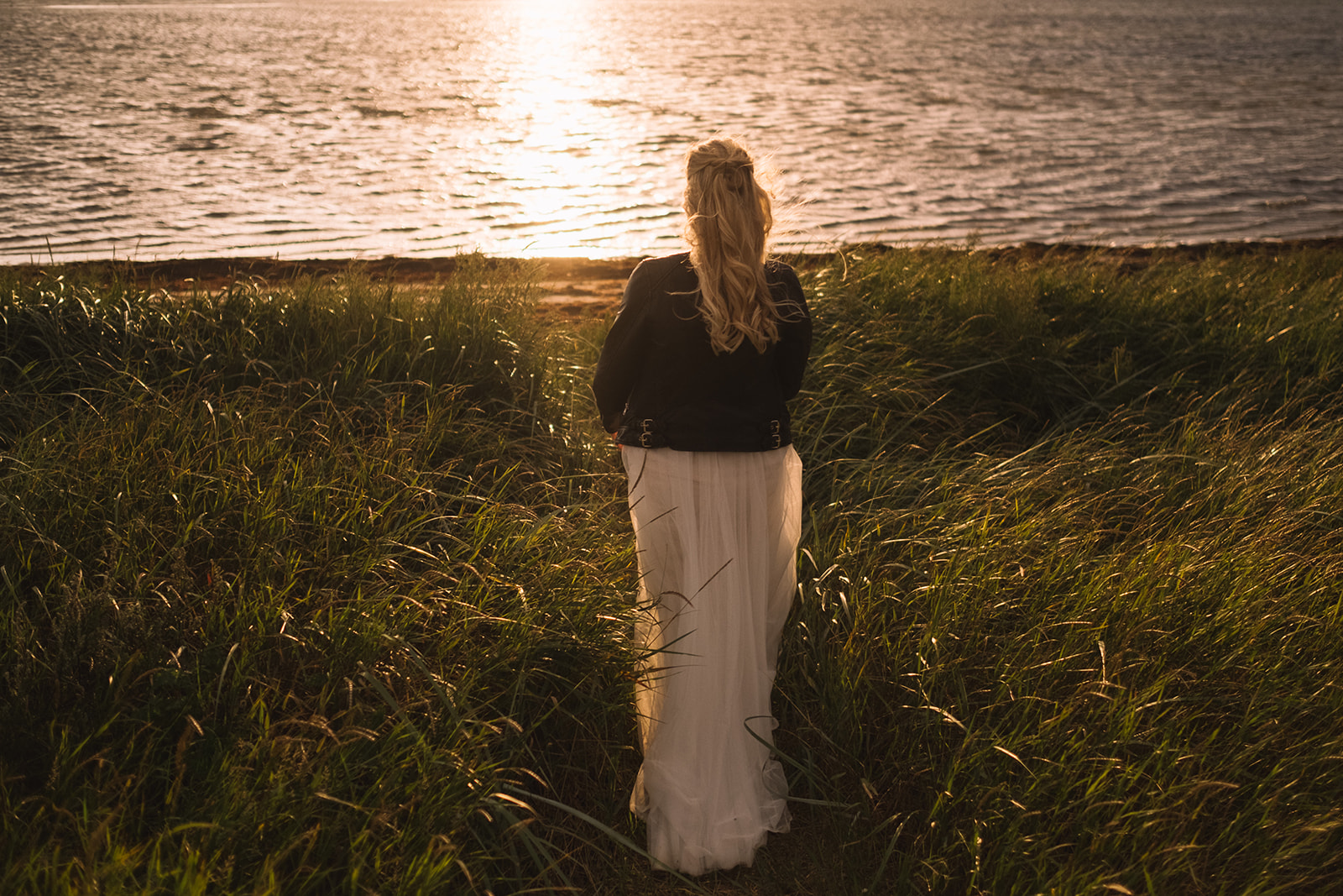 Sundown over the bay at Lomma